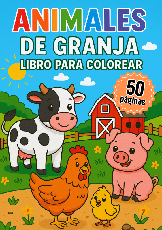 Animales de la Granja para Colorear
