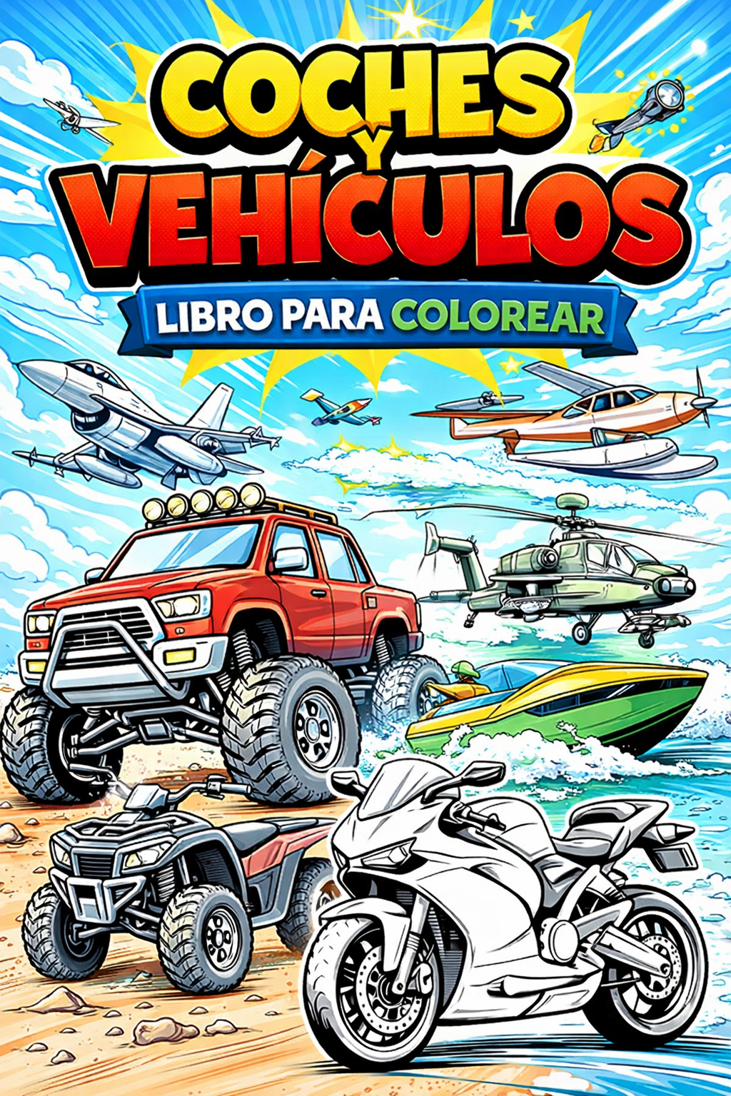 Coches y Vehículos para Colorear
