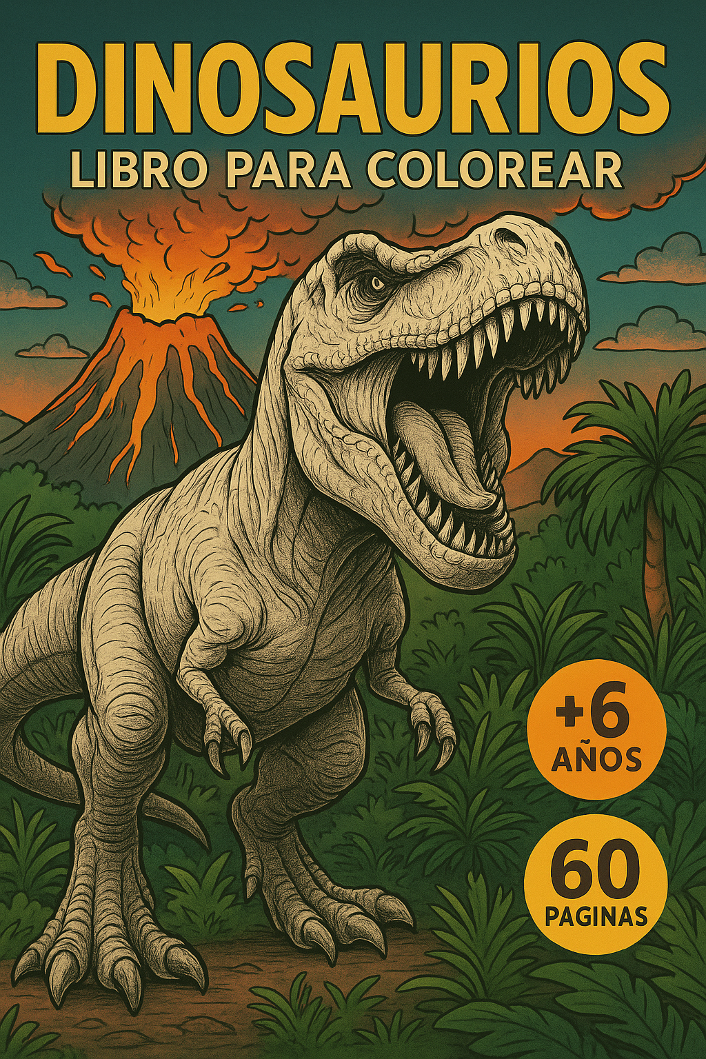 Dinosaurios – Libro para Colorear